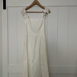 Reformation Dress - White Linen Brand New